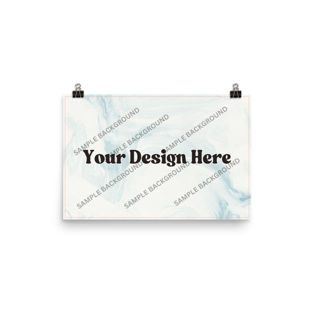 Design Your Own Photo Paper Poster