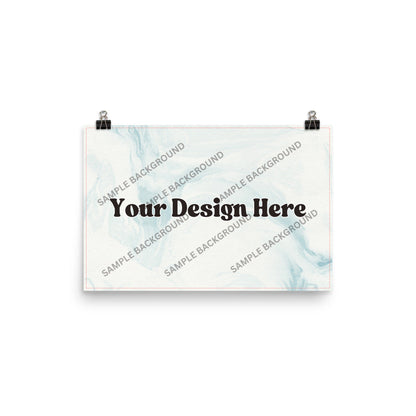 Design Your Own Photo Paper Poster