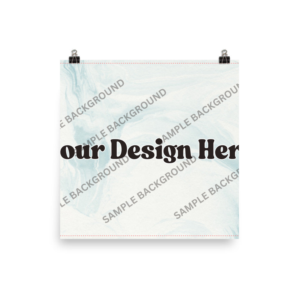 Design Your Own Photo Paper Poster