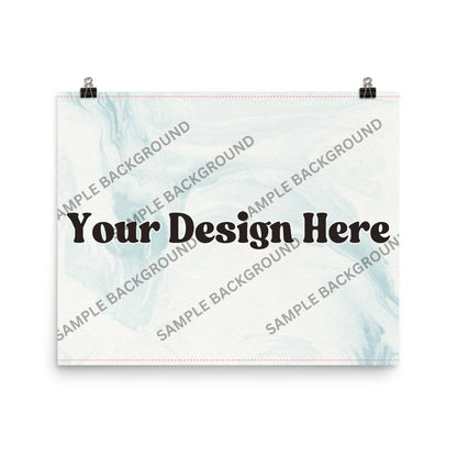 Design Your Own Photo Paper Poster