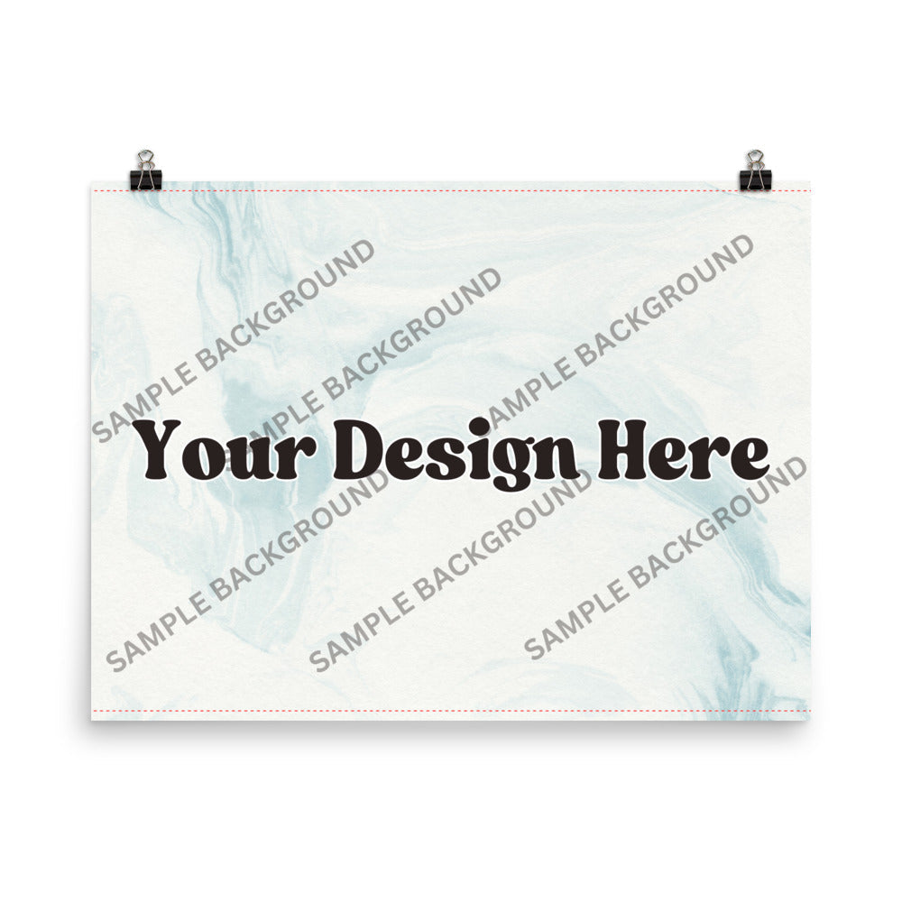 Design Your Own Photo Paper Poster