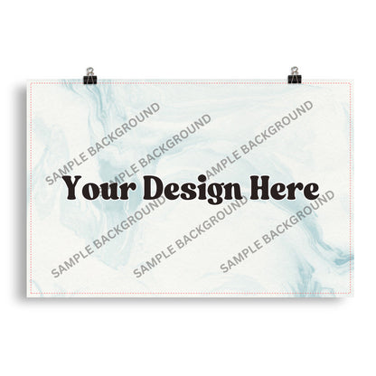 Design Your Own Photo Paper Poster
