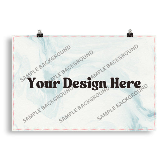 Design Your Own Photo Paper Poster