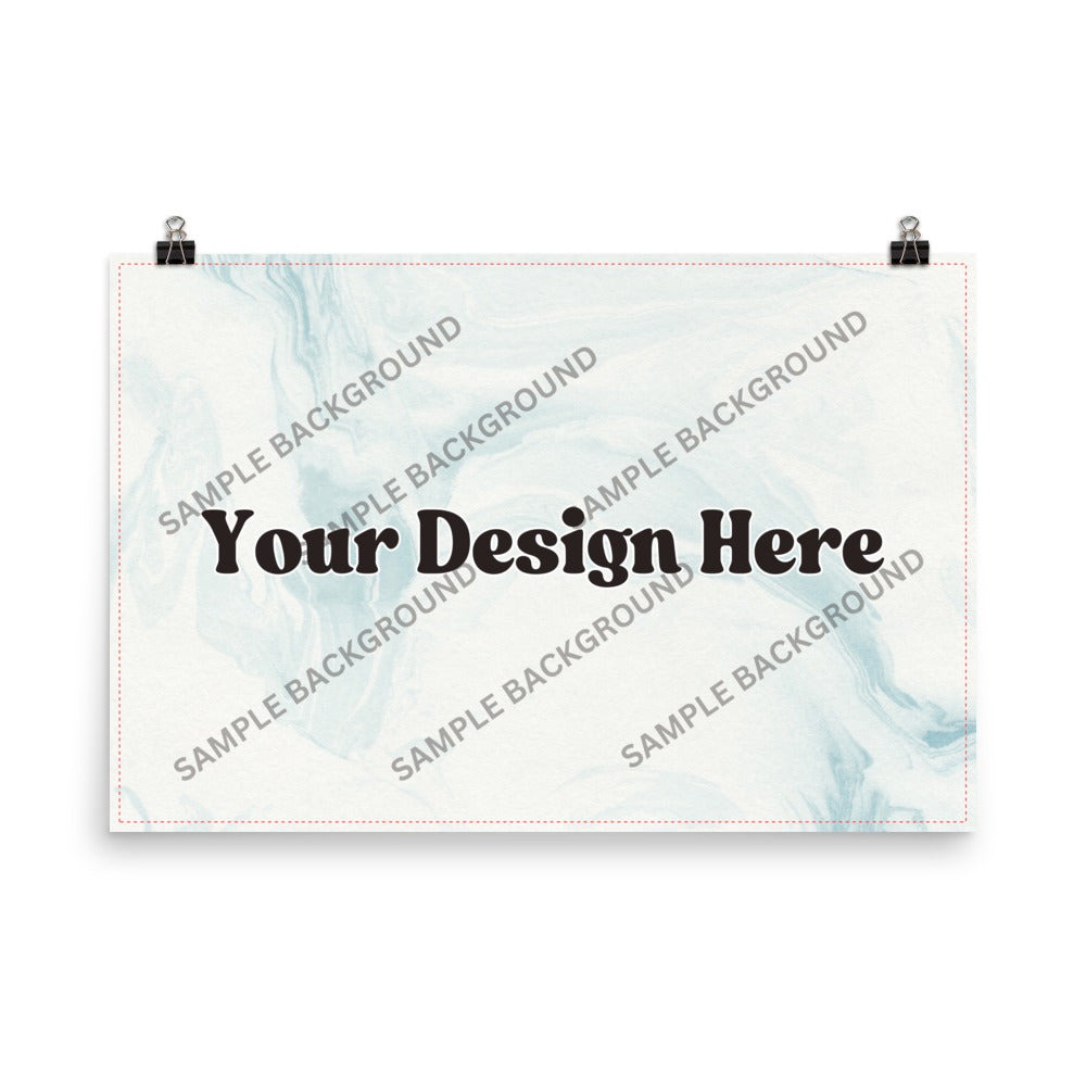 Design Your Own Photo Paper Poster