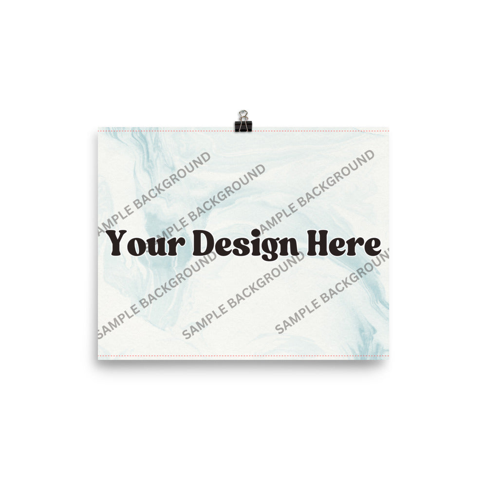 Design Your Own Photo Paper Poster
