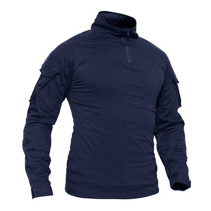 Tactical T-shirts Military Clothing Summer Long Sleeve Army Combat T-shirts Camouflage Airsoft tshirts Hunt Fish Tees-5