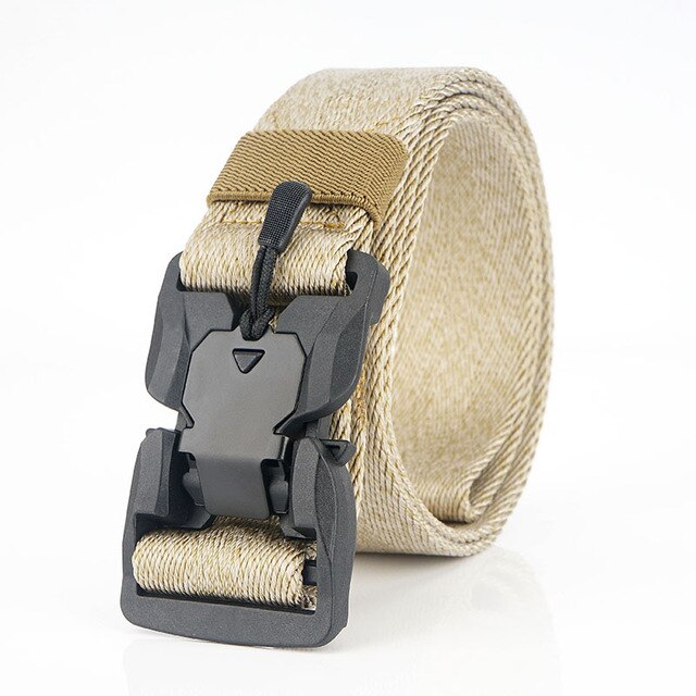 Military Tactical Belt Men Canvas Adjustable Magnetic Head Army Combat Nylon Belts Waistband Heavy Duty Airsoft Gears-6