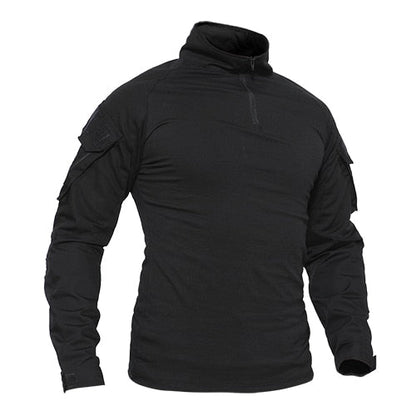 T-shirts Men Camouflage Tactical Combat T-shirts Long Sleeve Military Army tshirts Multicam Airsoft Paintball Top Tees-8