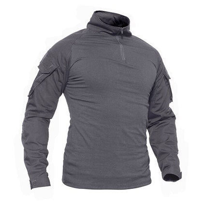 T-shirts Men Camouflage Tactical Combat T-shirts Long Sleeve Military Army tshirts Multicam Airsoft Paintball Top Tees-9