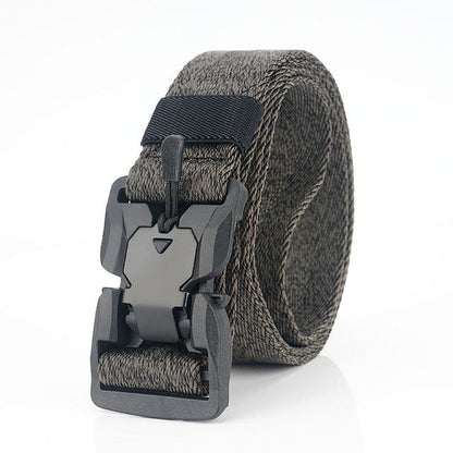 Military Tactical Belt Men Canvas Adjustable Magnetic Head Army Combat Nylon Belts Waistband Heavy Duty Airsoft Gears-0
