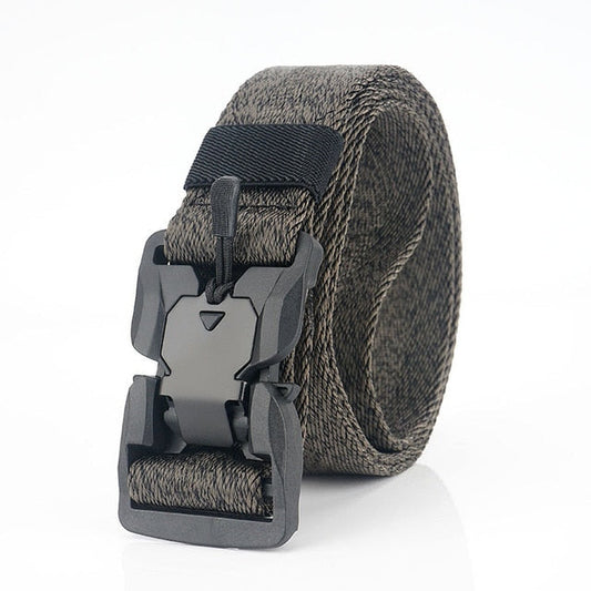 Military Tactical Belt Men Canvas Adjustable Magnetic Head Army Combat Nylon Belts Waistband Heavy Duty Airsoft Gears-0