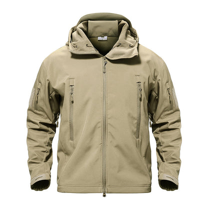 Army Camouflage Airsoft Jacket Men Military Tactical Jacket Winter Waterproof Softshell Jacket Windbreaker Hunt Clothes-2