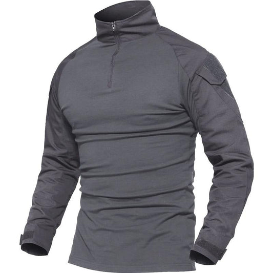 Men Military Tactical T-shirt Long Sleeve SWAT Soldiers Combat T Shirt Airsoft Clothes Man's US Army Shirts No Pads-0