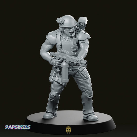 Pvt Nicolas Macler Miniature