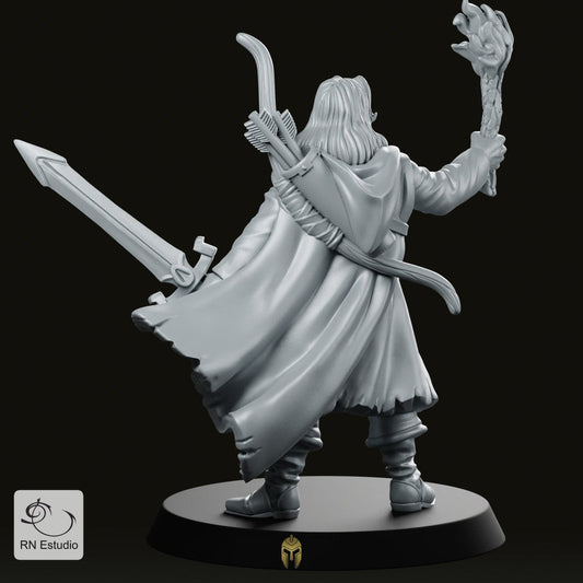 Ranger Belevor LOTR Bow & Sword Miniature