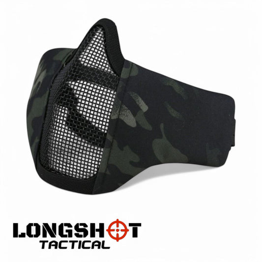 Recon Airsoft Face Mask – BTP Black Camo