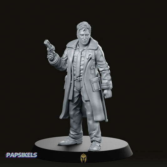 Replicant Retire Unit Ricky Deckard Miniature