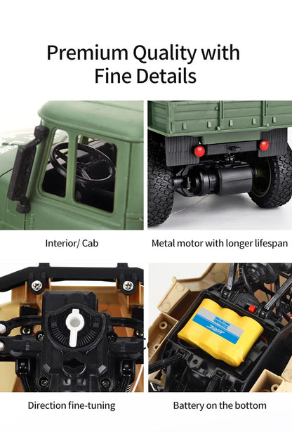 JJRC Q69 Transporter 8 | Military Truck