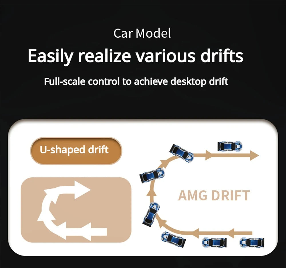 WLToys Drift Gyro Enabled Switchable 4WD Drift Race Car