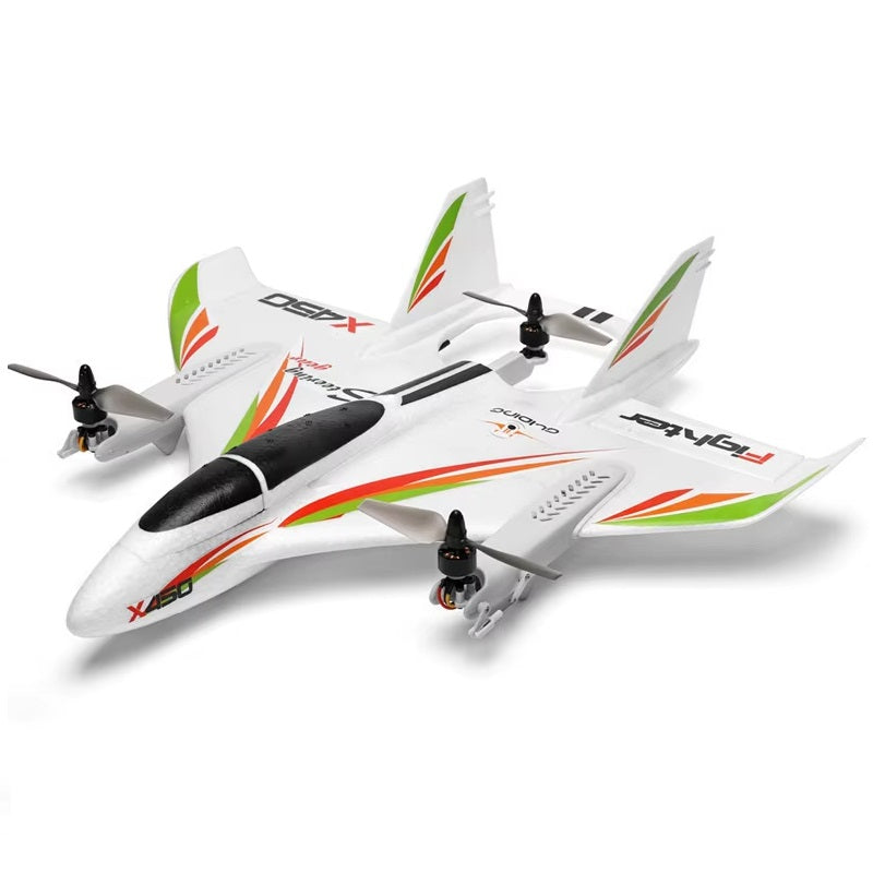 Wltoys | XKS X450 3D 6G 6CH Fixed Wing VTOL RC Plane 1500mAh Battery