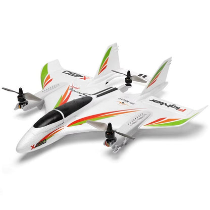 Wltoys | XKS X450 3D 6G 6CH Fixed Wing VTOL RC Plane 1500mAh Battery