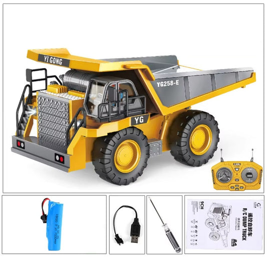 Yellow Dump Truck Remote Controlled Construction RTR