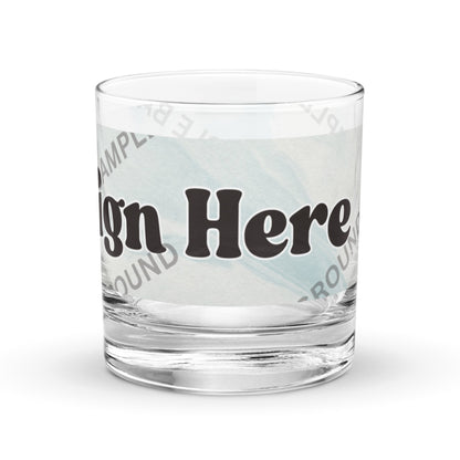 Design Your Own Rocks Glass