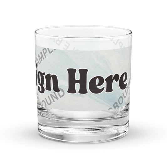 Design Your Own Rocks Glass