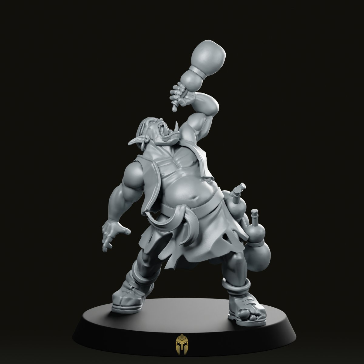 Ruangor Drunkard Orc Miniature