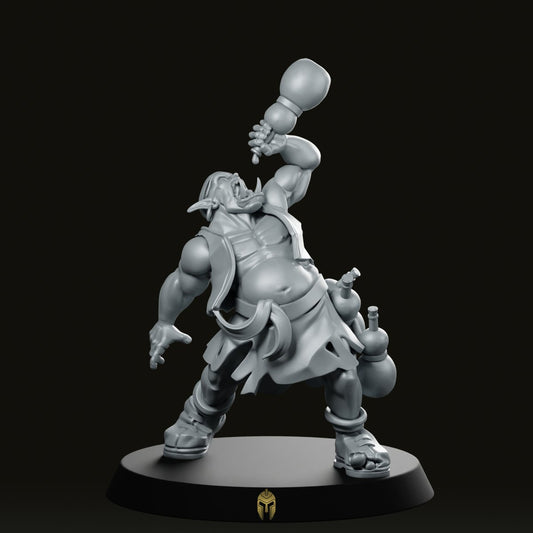 Ruangor Drunkard Orc Miniature