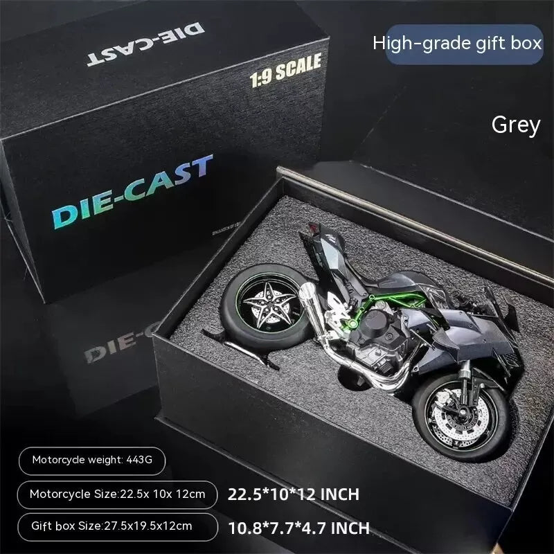 Replica 1:9 Diecast Ninja Motorcycle Model
