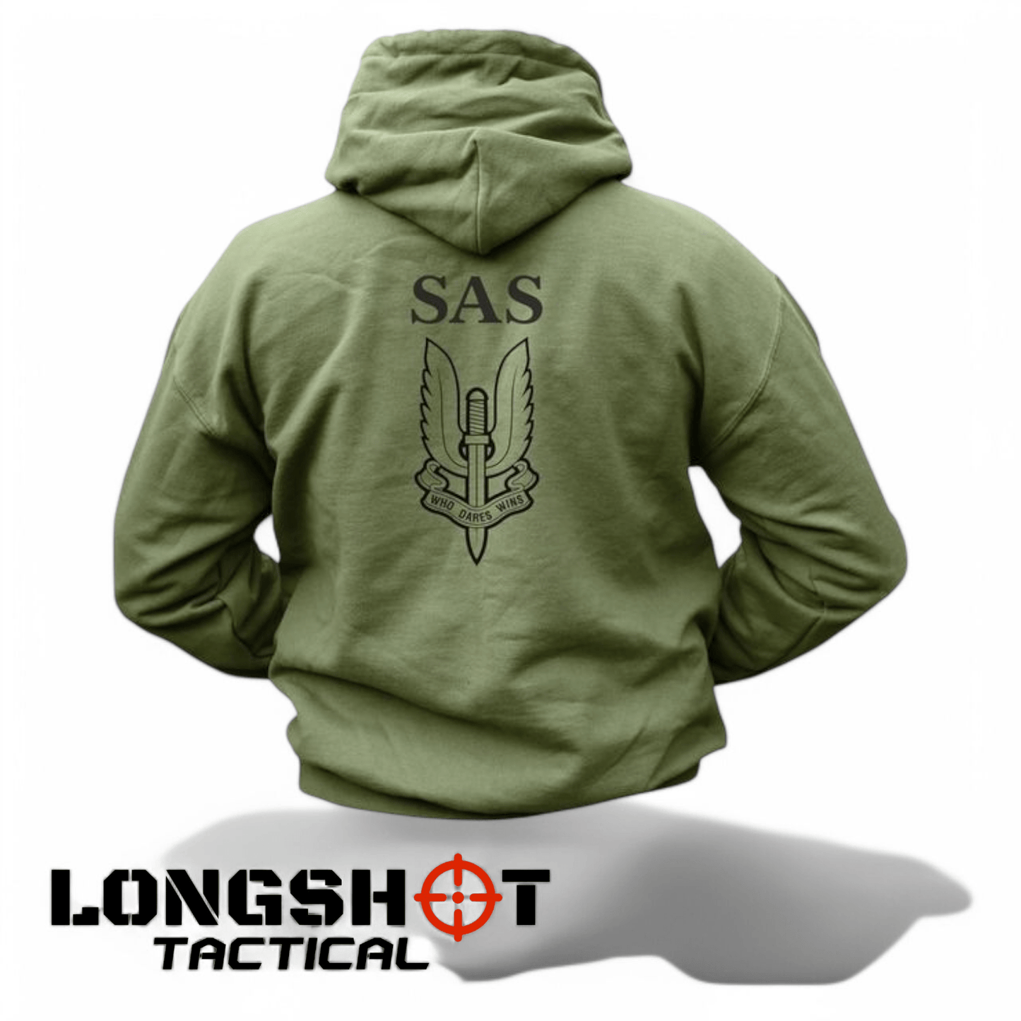 SAS Hoodie – Olive Green – End of line — L