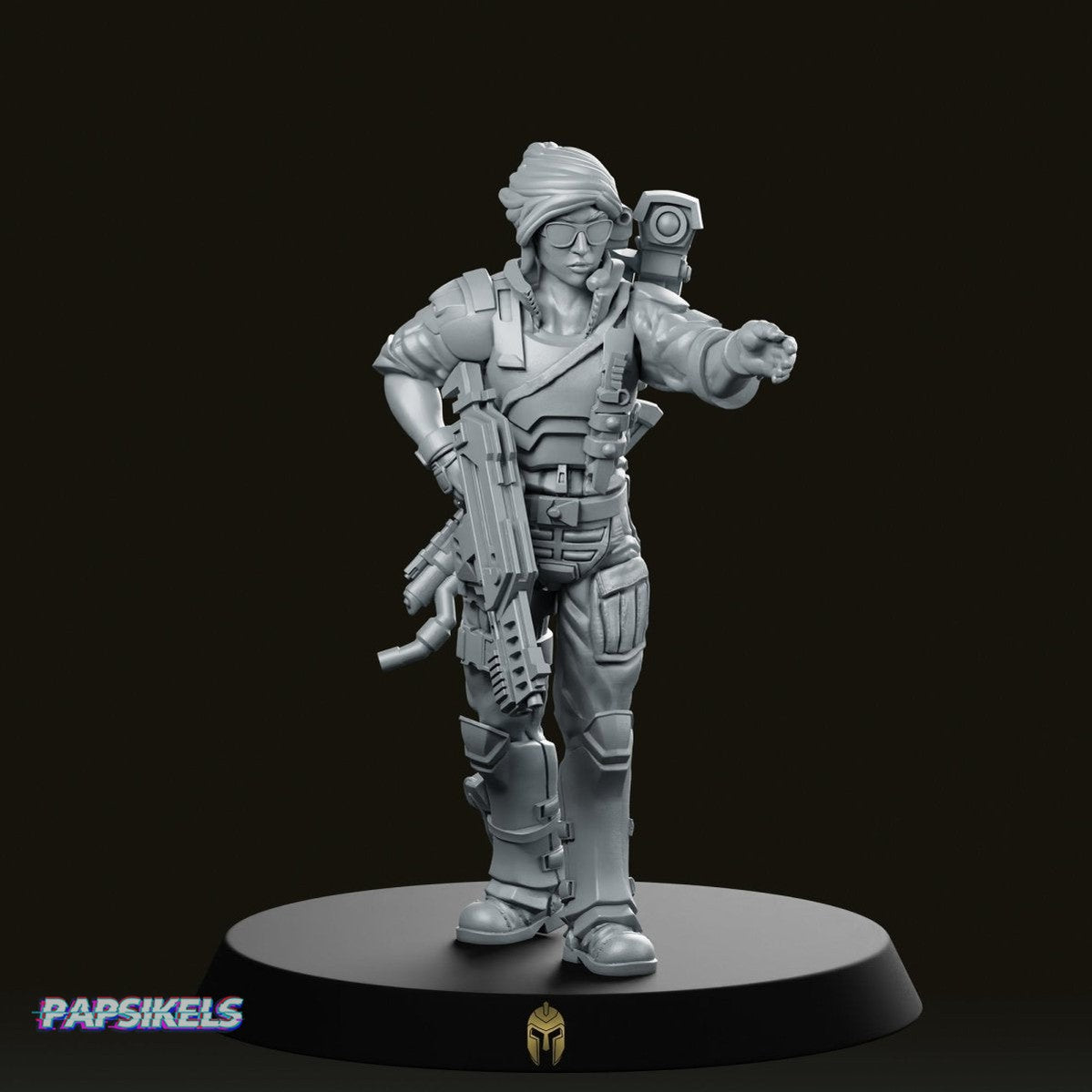Sgt Shepard Quadro Kantos Scifi Miniature