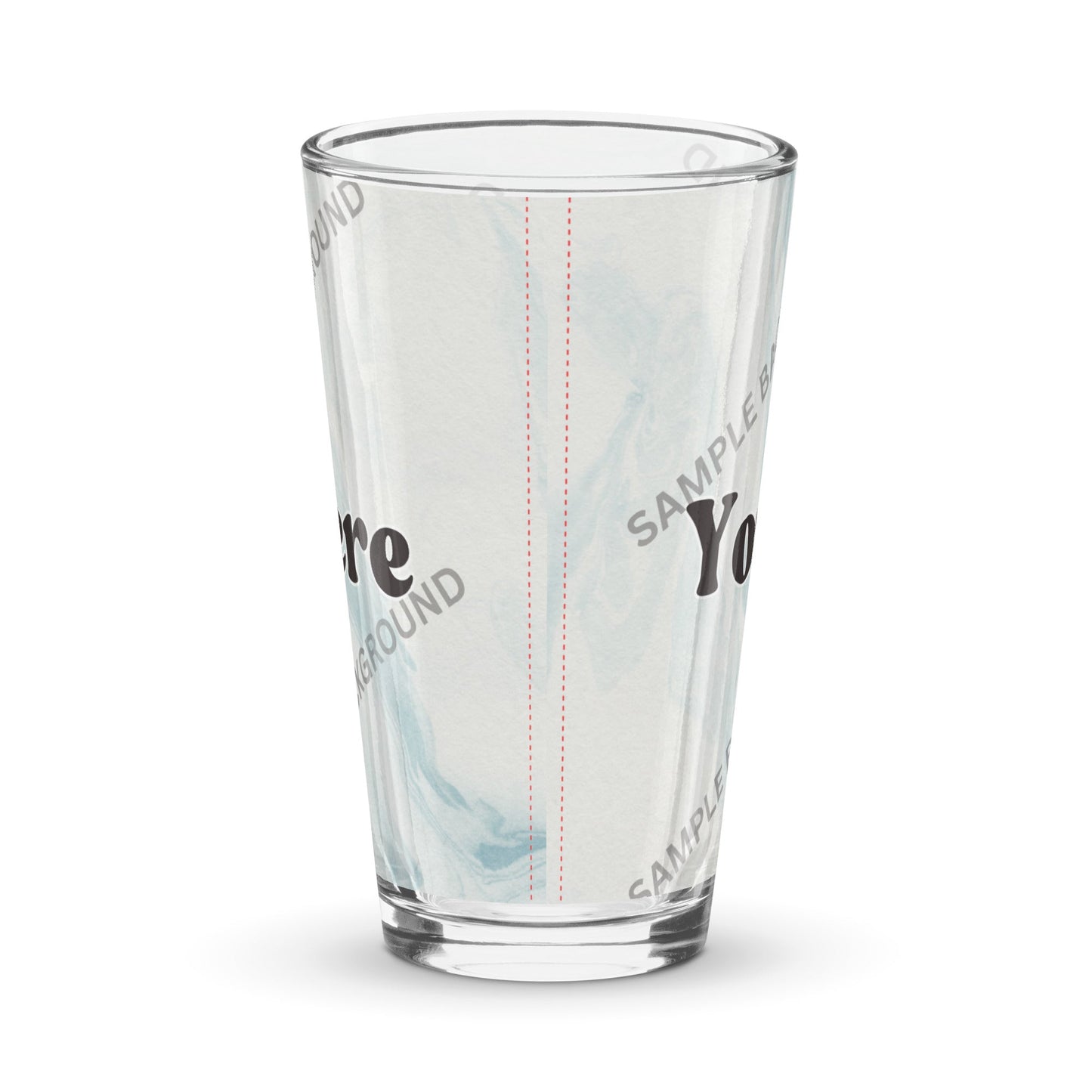 Design Your Own Shaker Pint Glass