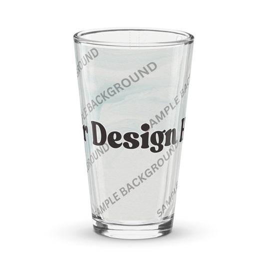 Design Your Own Shaker Pint Glass