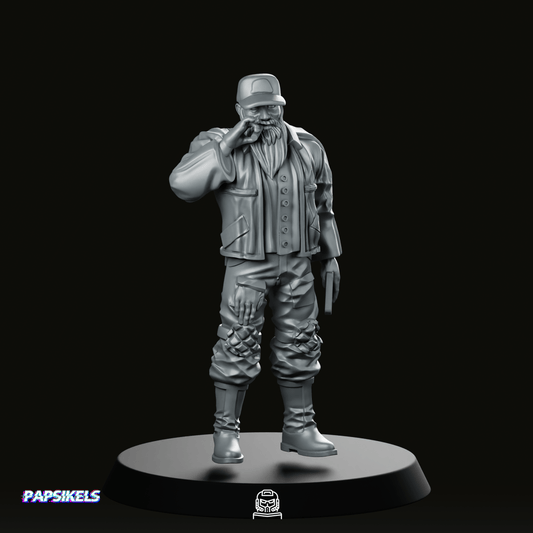 Space Crew Smoker Miniature