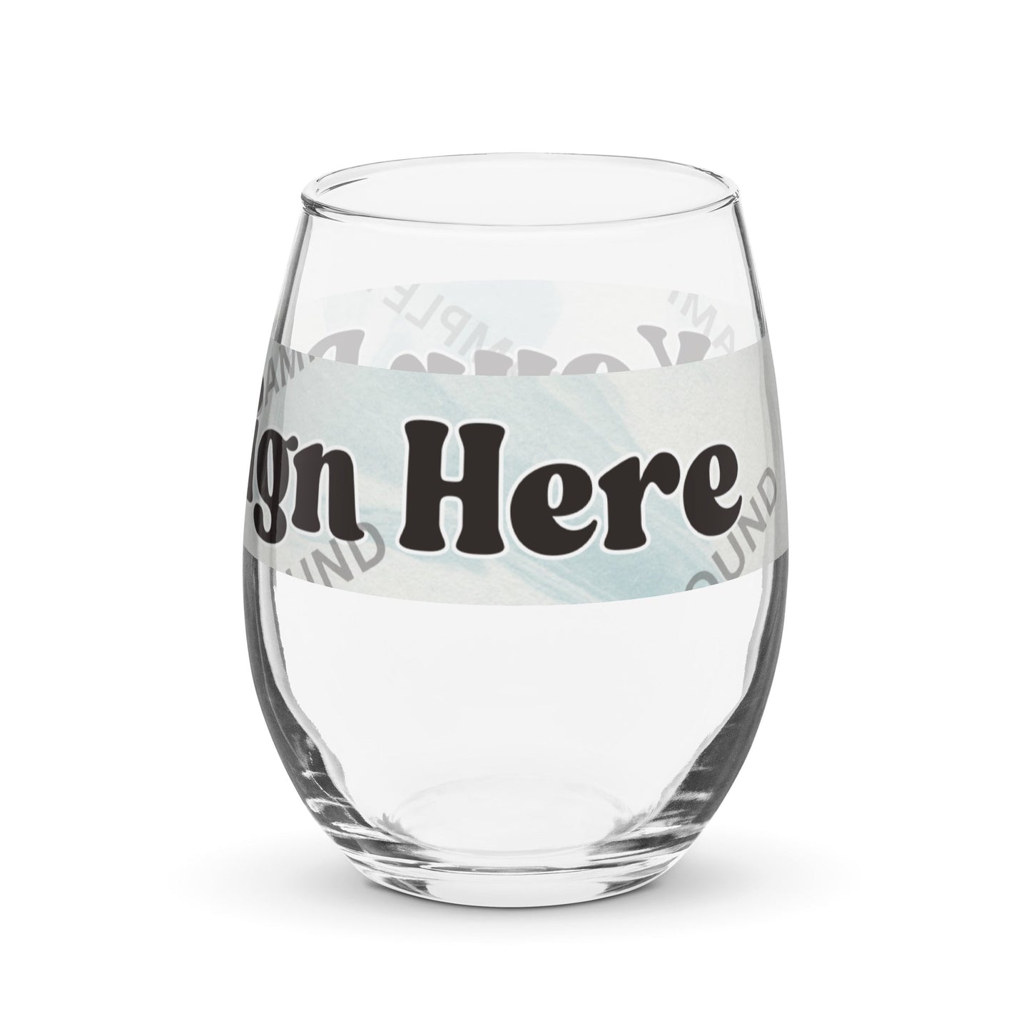 Design Your Own Stemless Wine Glass