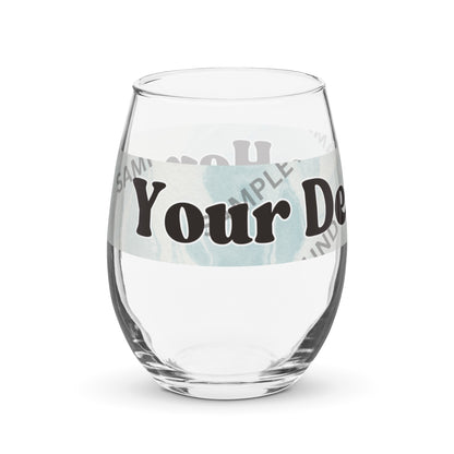 Design Your Own Stemless Wine Glass