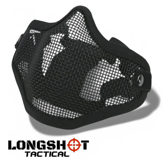 Tactical Airsoft Face Mask – Black
