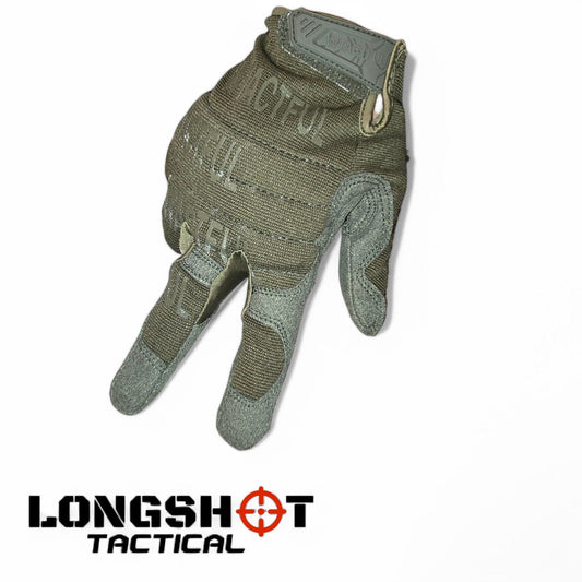 Tactical Airsoft Gloves - Olive Green | Longshot Tactical