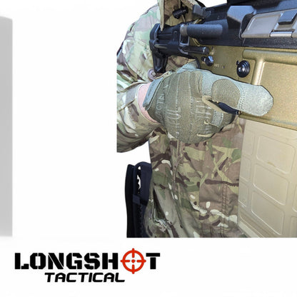 Tactical Airsoft Gloves - Olive Green | Longshot Tactical