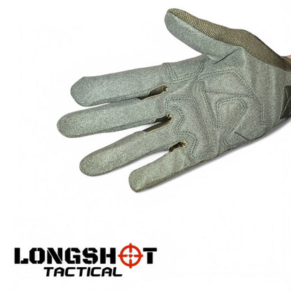Tactical Airsoft Gloves - Olive Green | Longshot Tactical