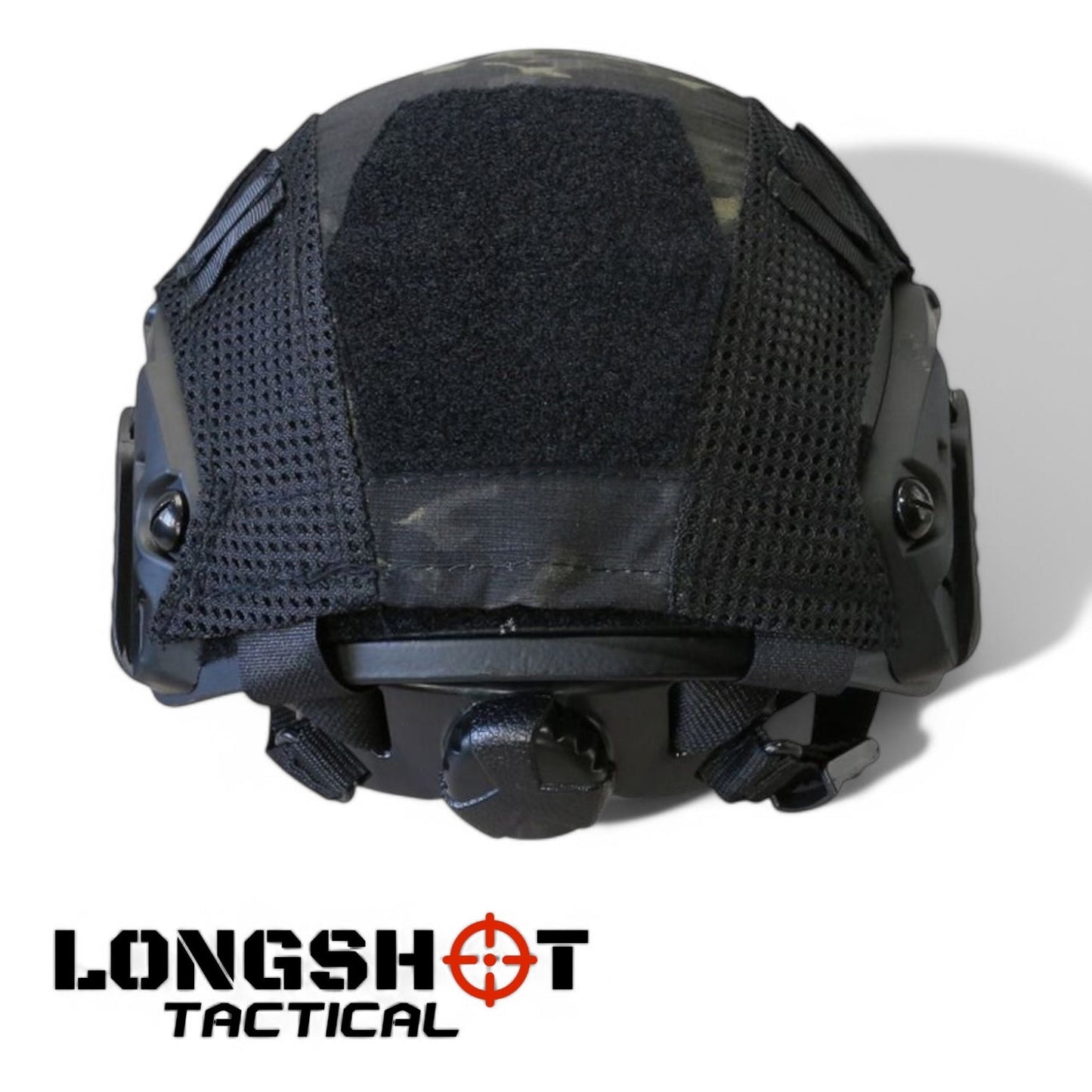 Tactical Airsoft Helmet Fast Cover – BTP Camo Black