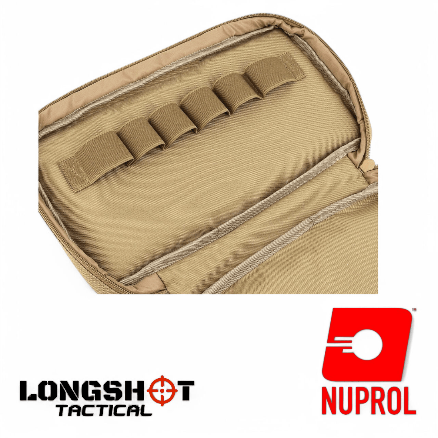 Tactical Airsoft Pistol Case Bag Tan