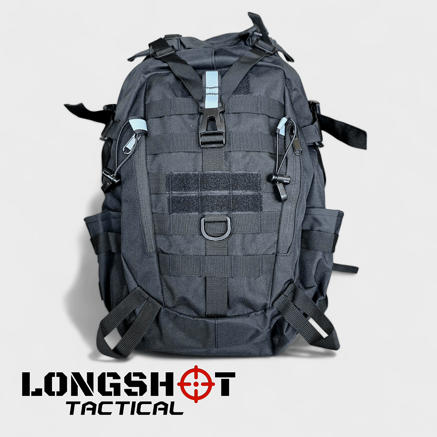 Tactical Backpack Day Pack -  Black
