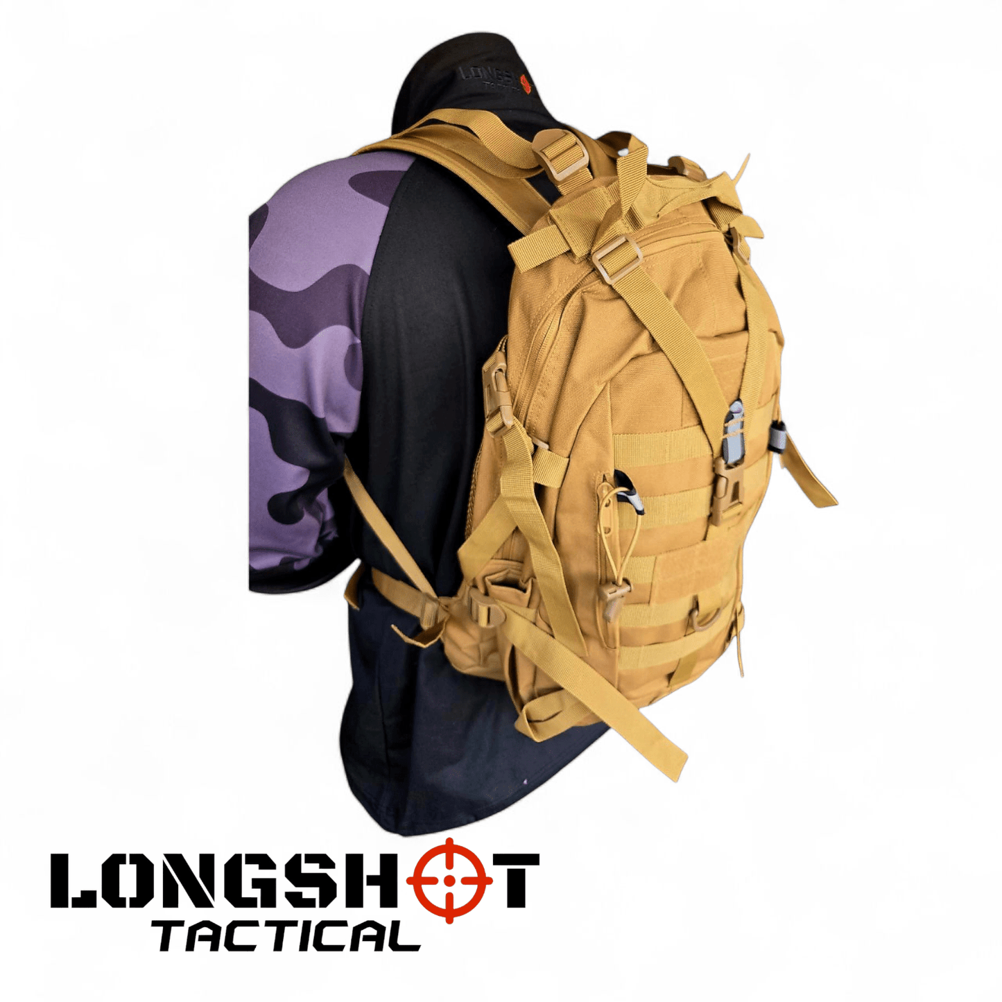 Tactical Backpack Day Pack- Coyote