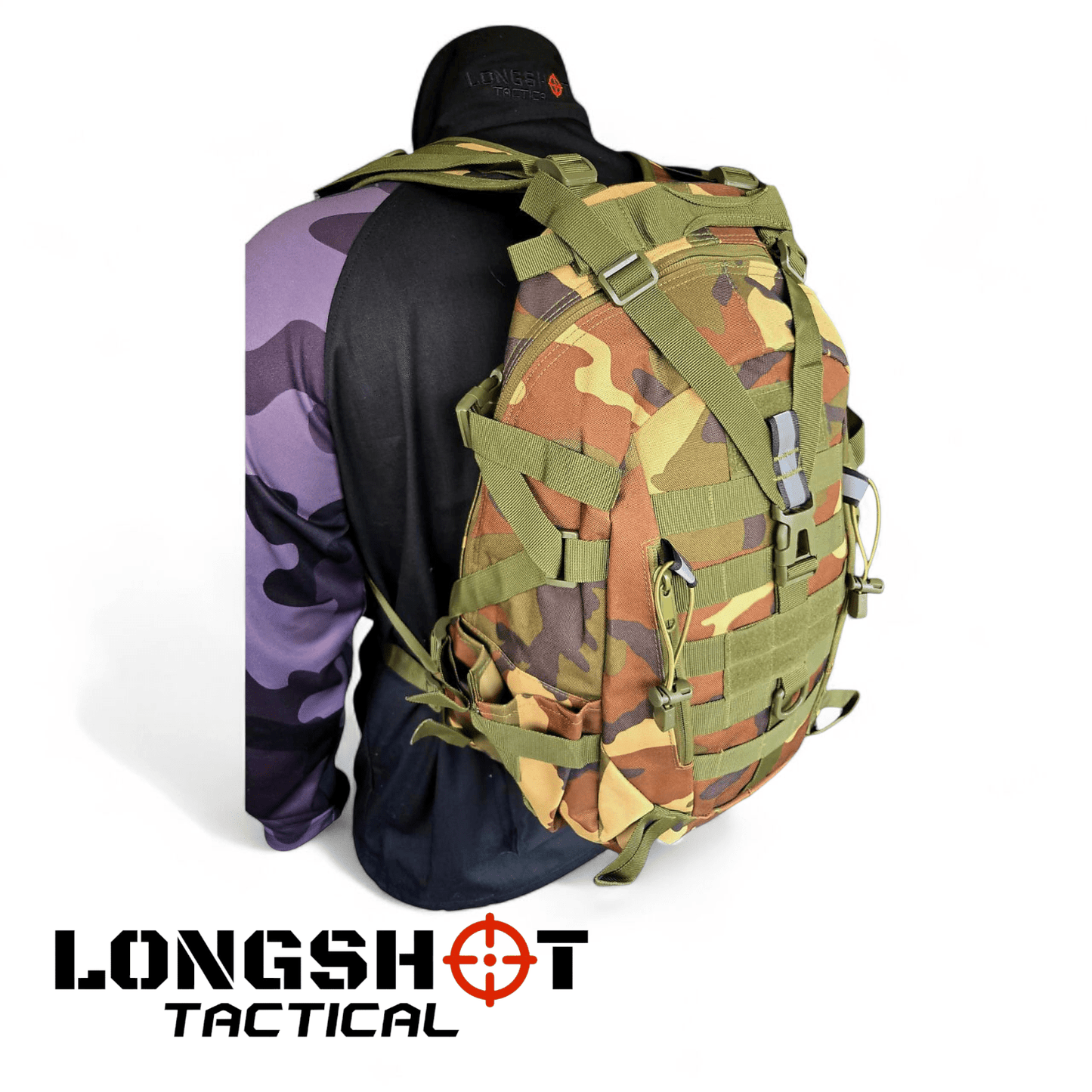 Tactical Backpack Day Pack- Woodland