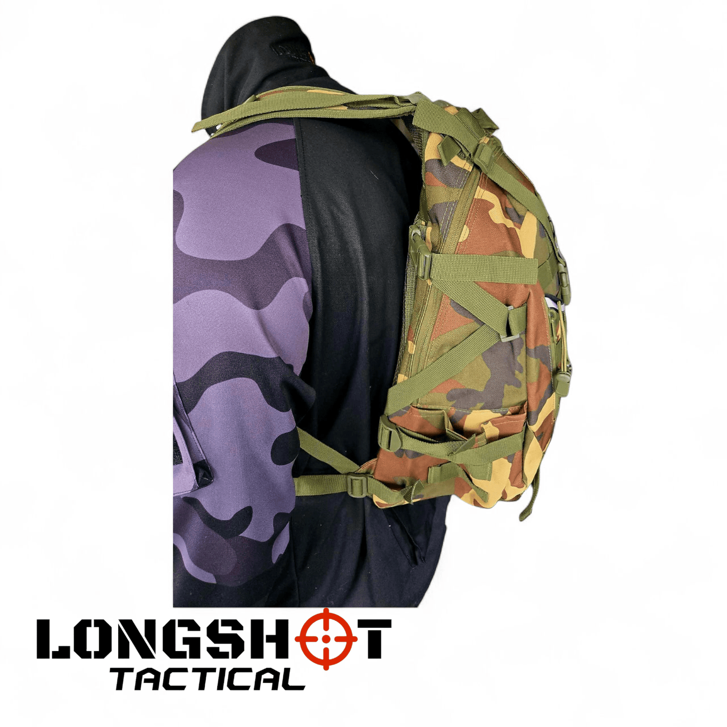 Tactical Backpack Day Pack- Woodland