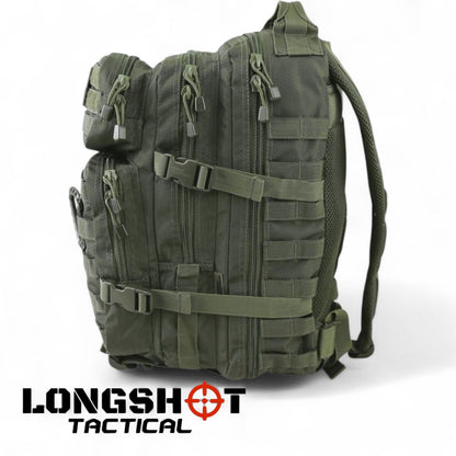Tactical Backpack – Hex Stop Small Molle Assault Pack – Olive Green