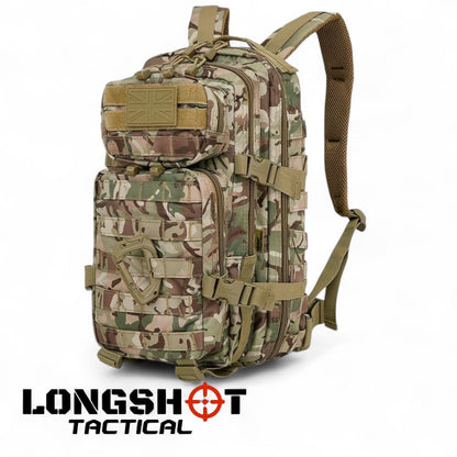 Tactical Backpack Small Molle Assault Pack 28 Litre – BTP camo